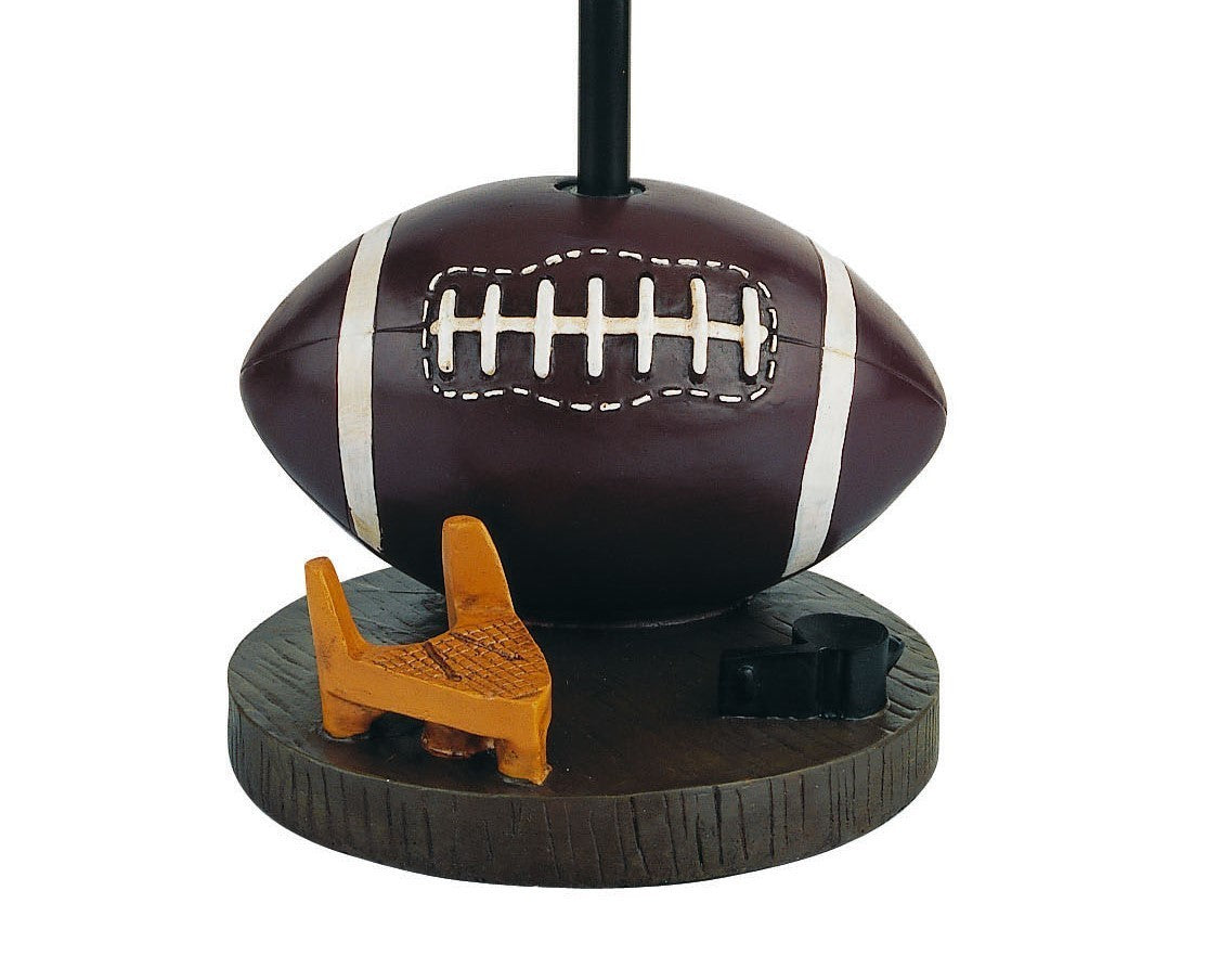 15.75"H FOOTBALL RESIN TABLE LAMP (1PC/CTN) (0.85/4.40)