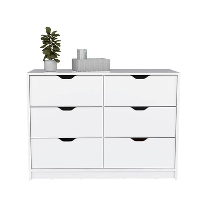 Dresser Curio, Four Drawes, White Finish