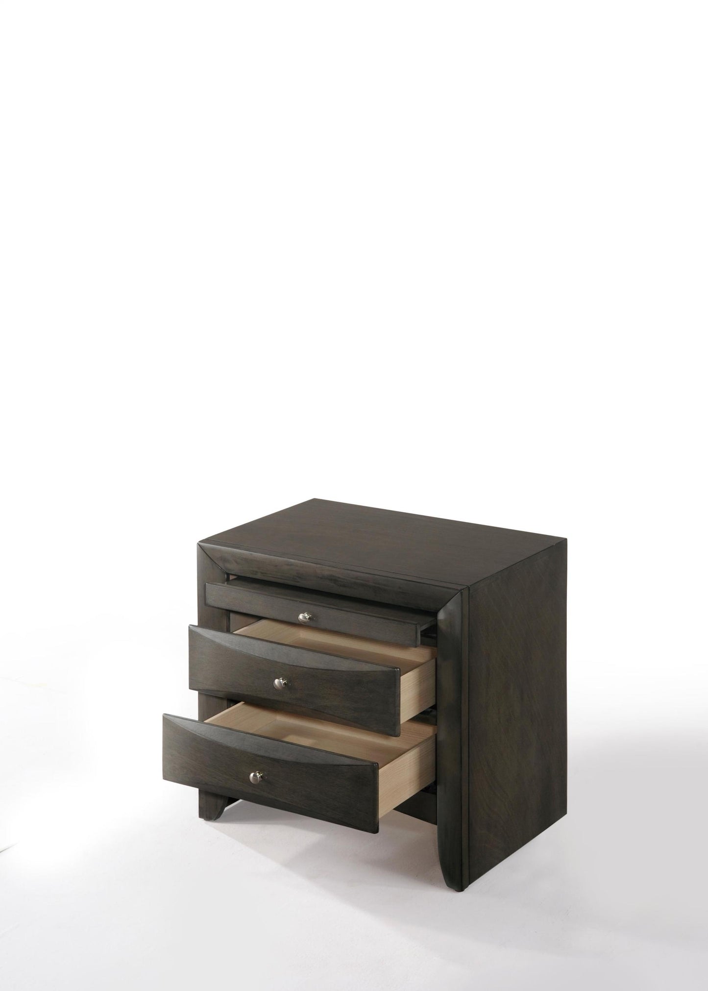 Ireland Gray Oak Finish Nightstand