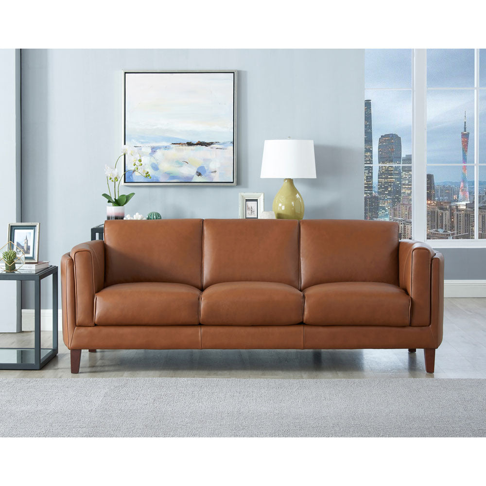 Maui Leather Sofa