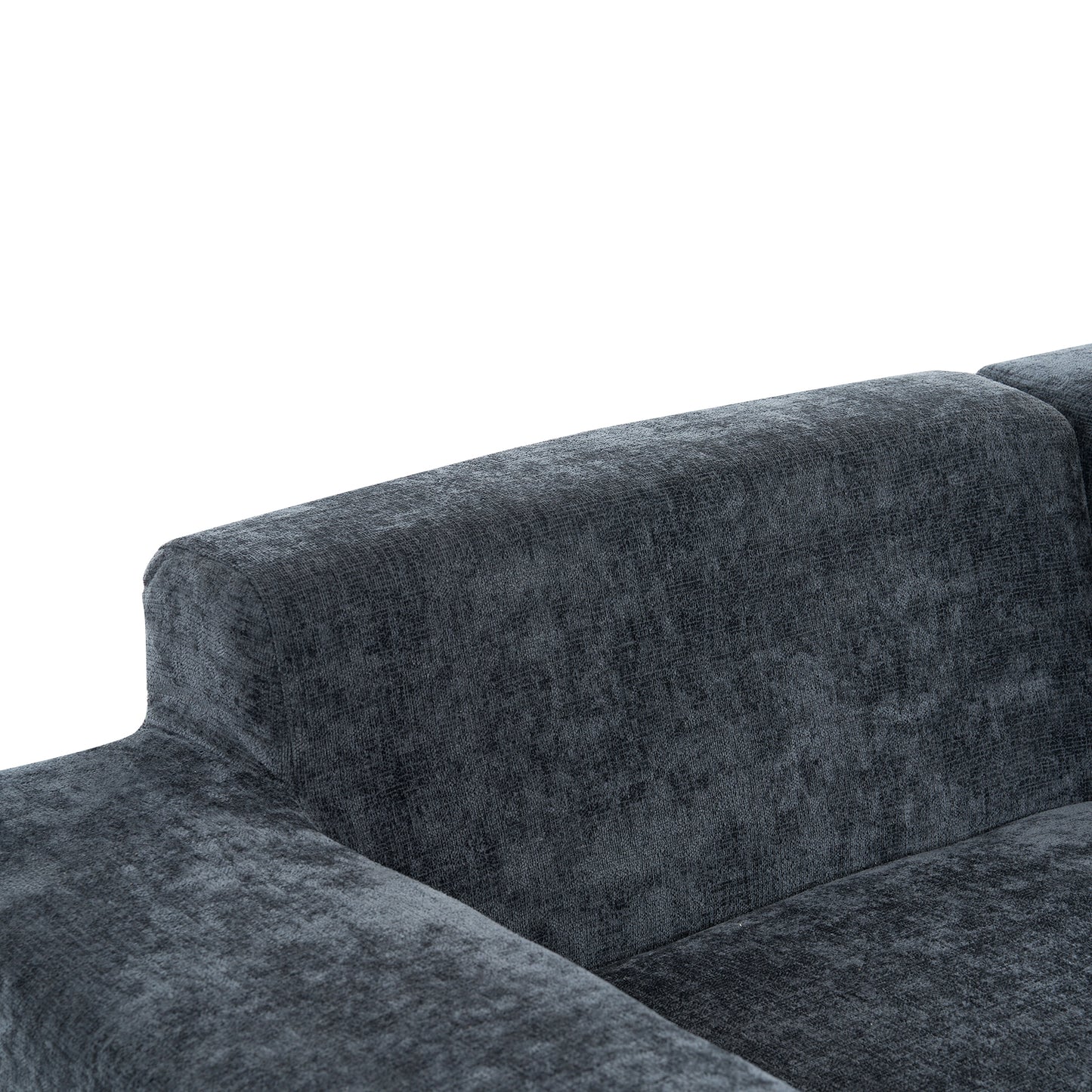 141.7" Oversized Modular Sofa Cloud Sectional Sofa Set Upholstered Couches U-shaped Sofa with Deep Seat for Living Room, Grey