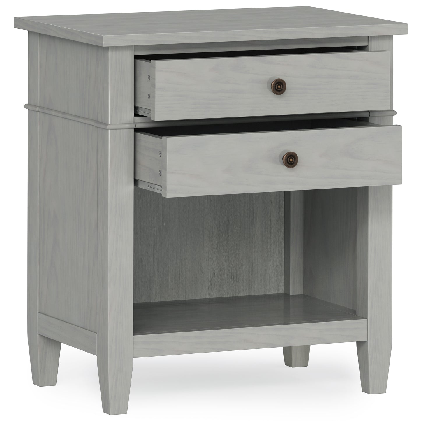 Carlton - Bedside Table - Fog Grey