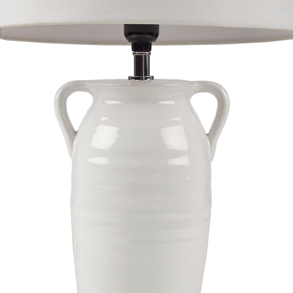 Ceramic Table Lamp with Handles