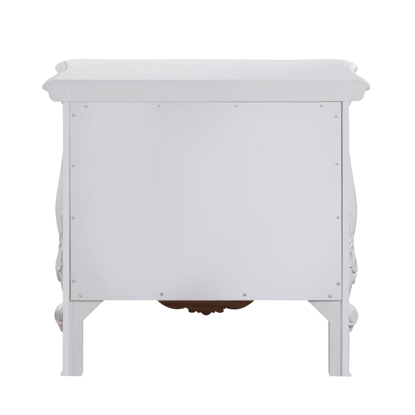 Latisha White Finish Nightstand