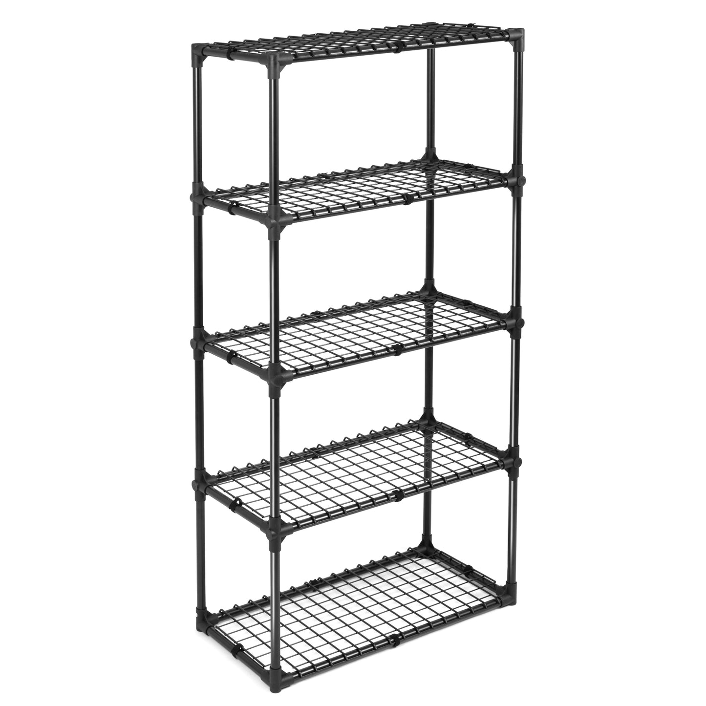 5-SHELF WIRE RACK WITH COVER(1PACK)