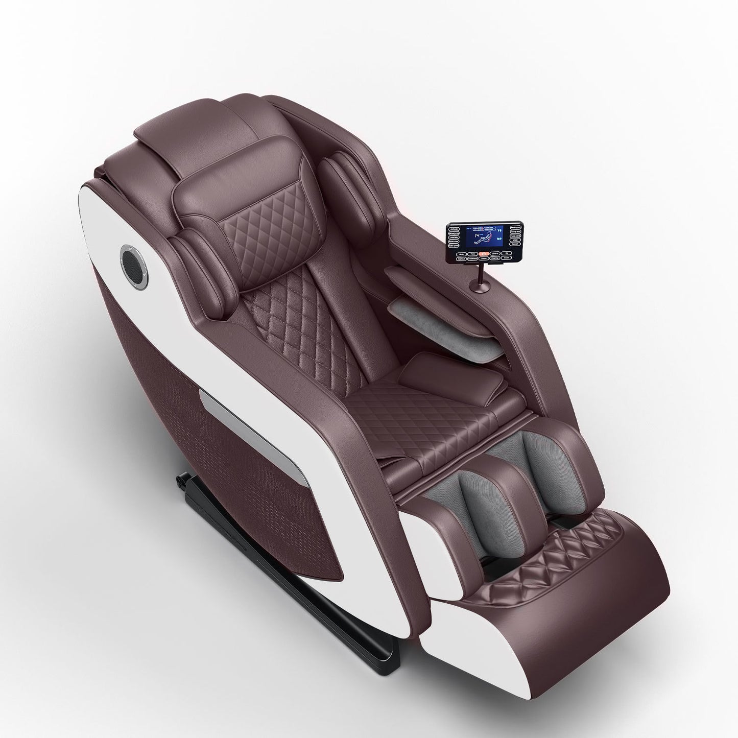 Massage Chair,Full Body Zero Gravity Recliner with Bluetooth, Hip Heating, Foot Massage and Air Massage System for Home Office, for mom/dad (Brown)