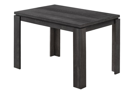 Dining Table, 48" Rectangular, Small, Kitchen, Dining Room, Black Laminate, Contemporary, Modern