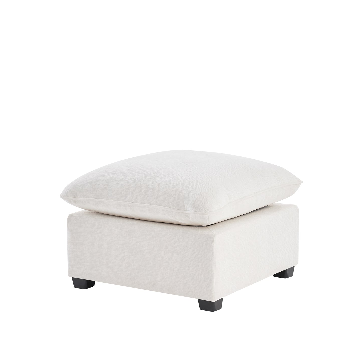 26*26' Ottoman Module for Modular Sectional Sofa,Wide Seat,Chenille,2 Colors