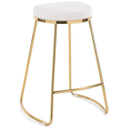 Jane 26" Mid-Century Modern Luxury Upholstered Stool