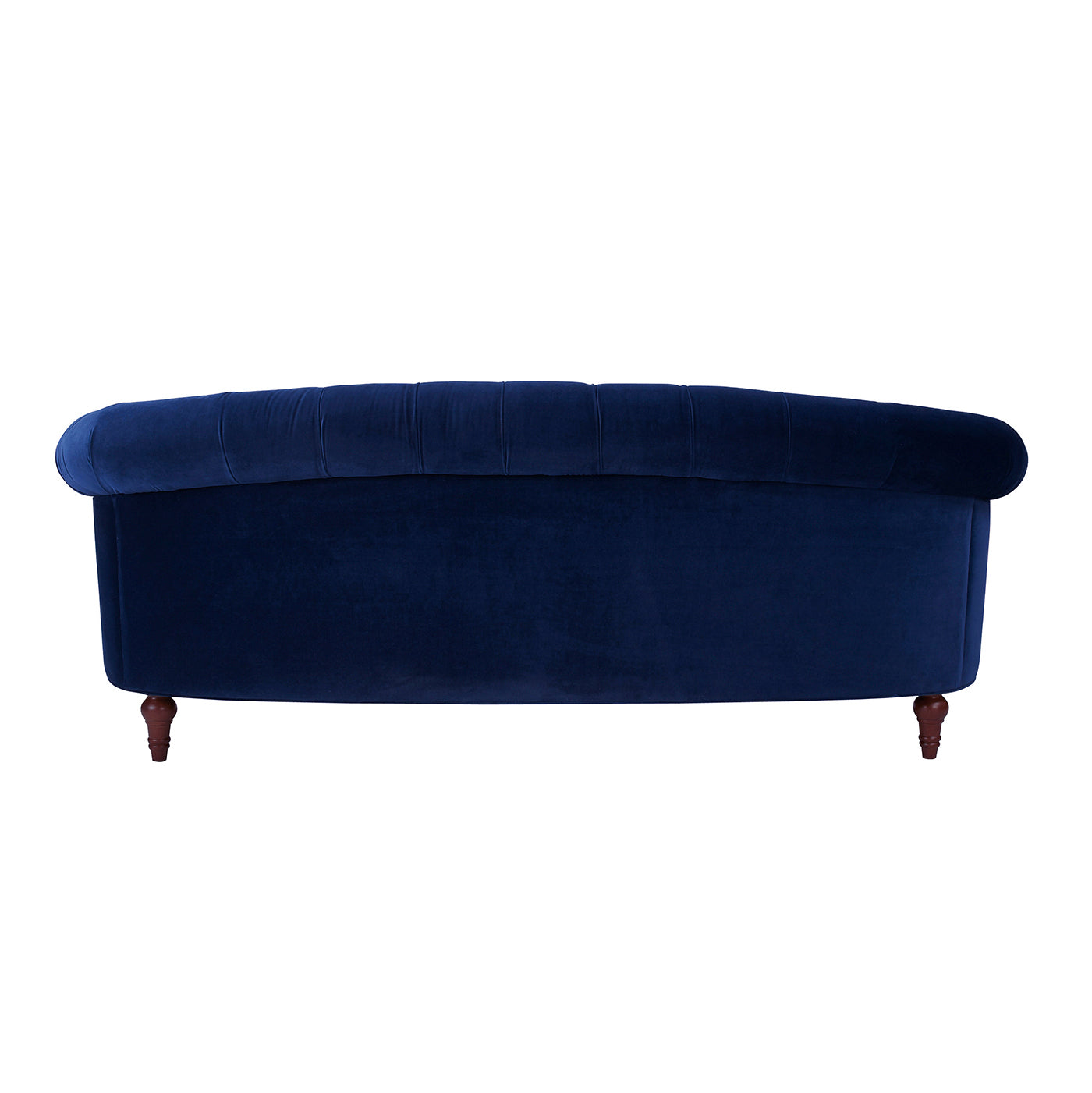 La Rosa Victorian Chesterfield Tufted Sofa, Navy Blue Velvet