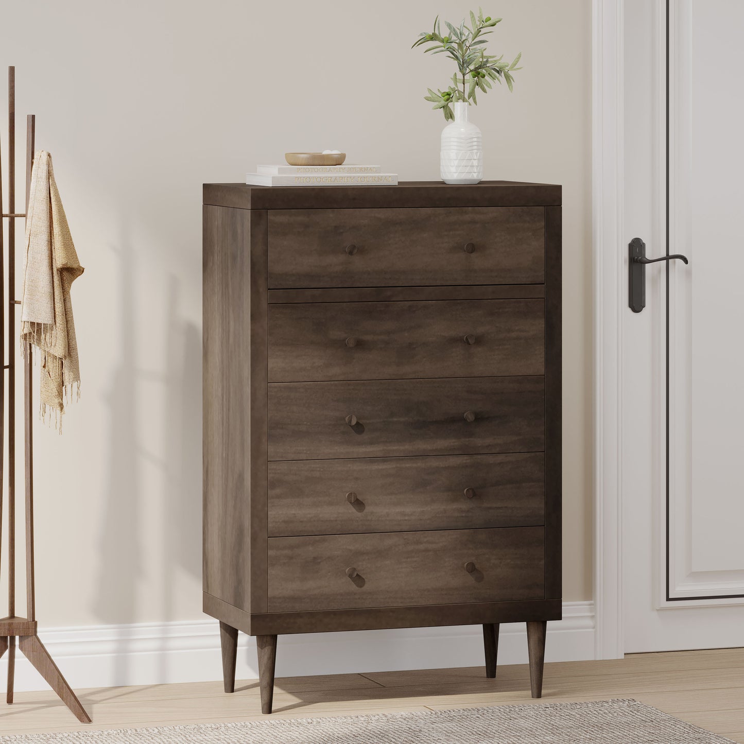 NORDIC 5-DRAWER CHEST