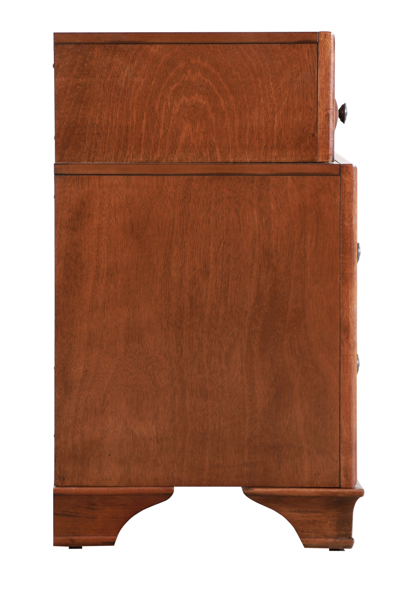 Charming Oak Nightstand With Curved Fronts