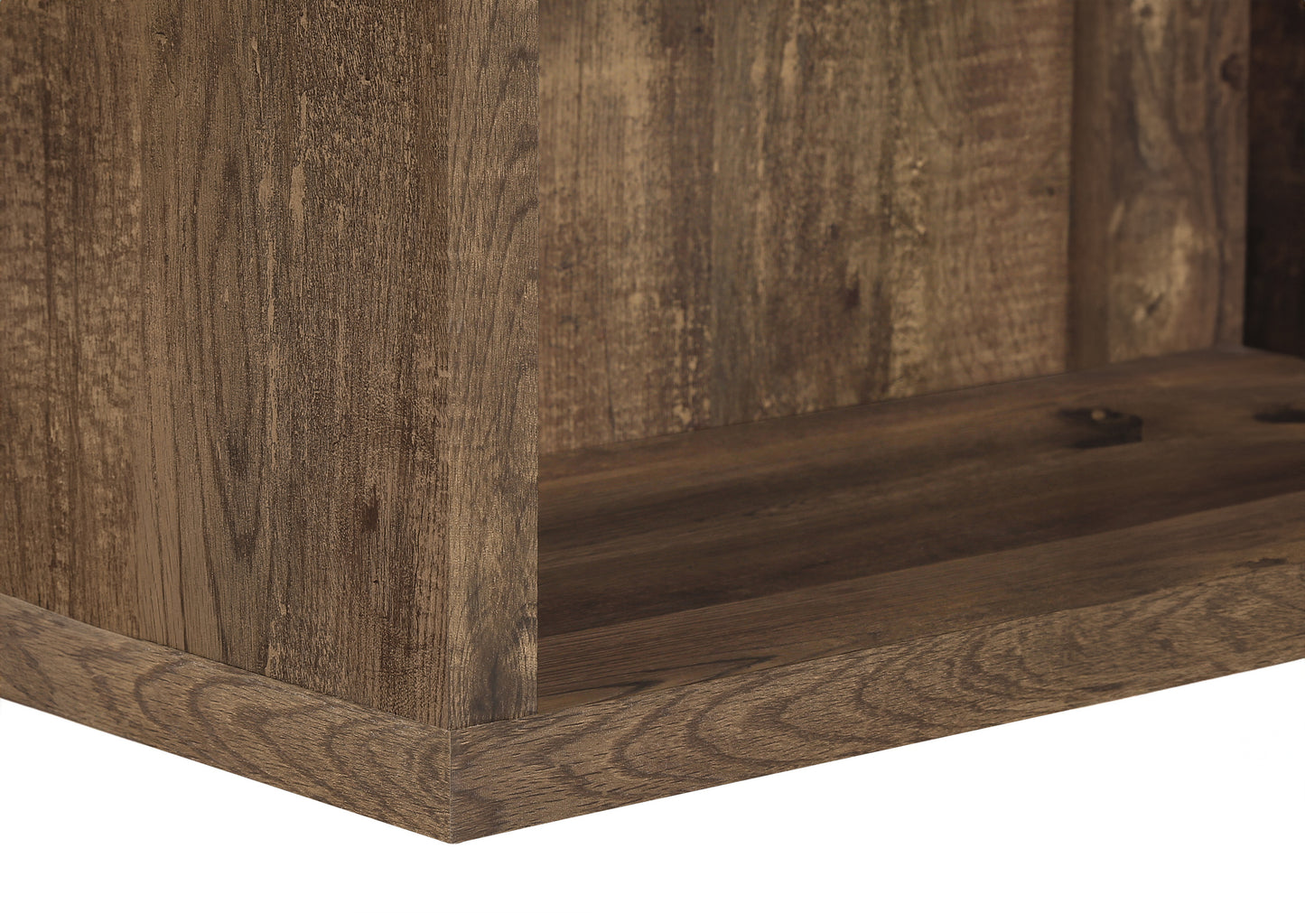 Bookshelf, Bookcase, Etagere, 5 Tier, 48"h, Office, Bedroom, Brown Laminate, Contemporary, Modern