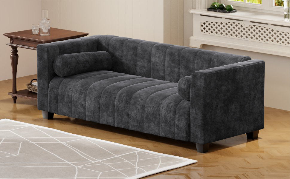 U_Style  78.7''Upholstered Sofa for Living Room, Bedroom, Salon, Simplified Style