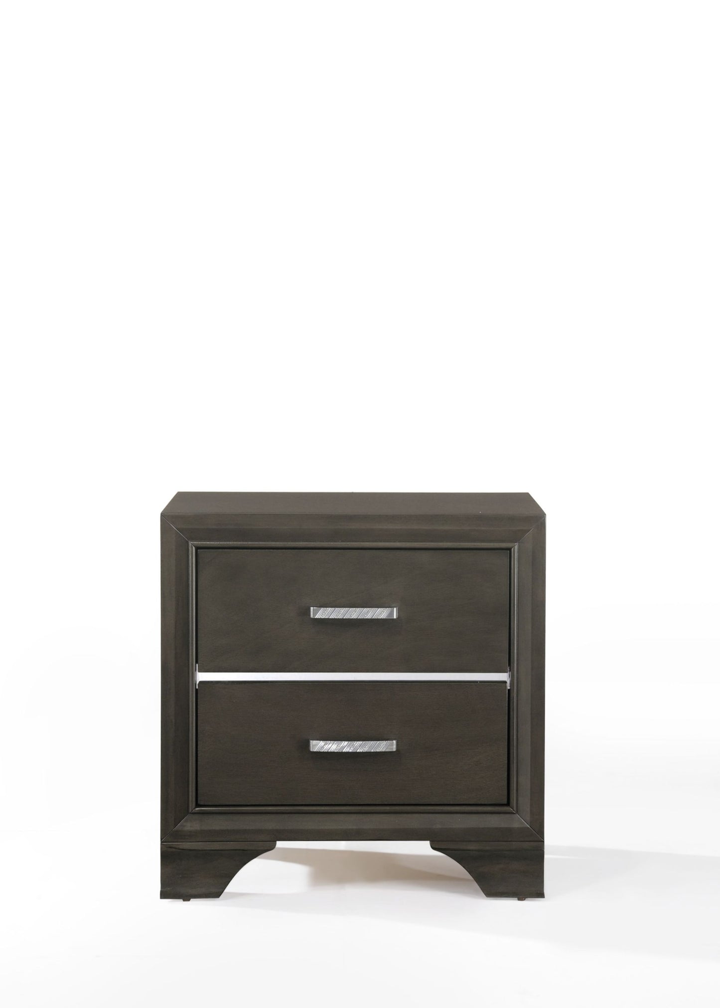 Carine II Gray Finish Nightstand