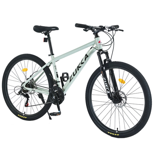 27.5 Inch Wheels 21 Speed Mountain Bike, for Men Women Boys and Girls, Front Suspension,Aluminum Alloy Frame