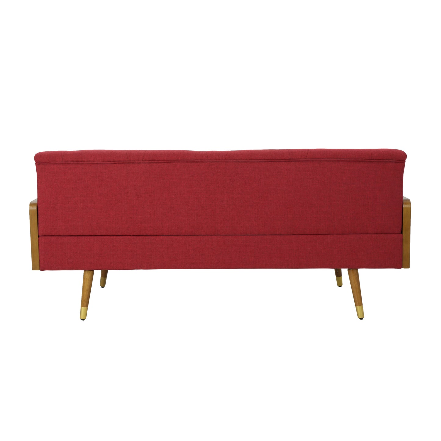 Aidan Mid Century Modern Tufted Fabric Sofa