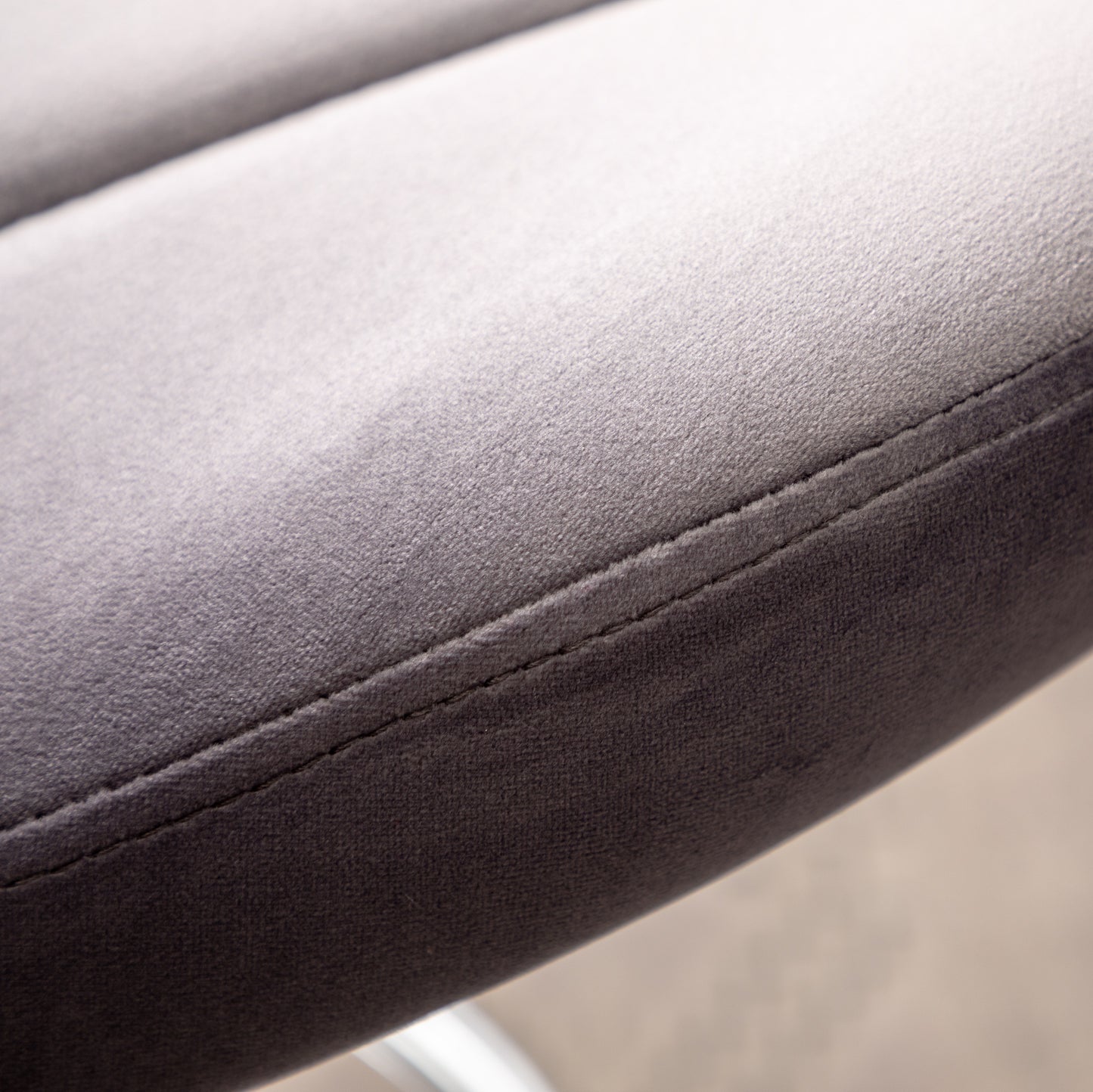 Ellston Upholstered Adjustable Swivel Barstools in Gray, Set of 2