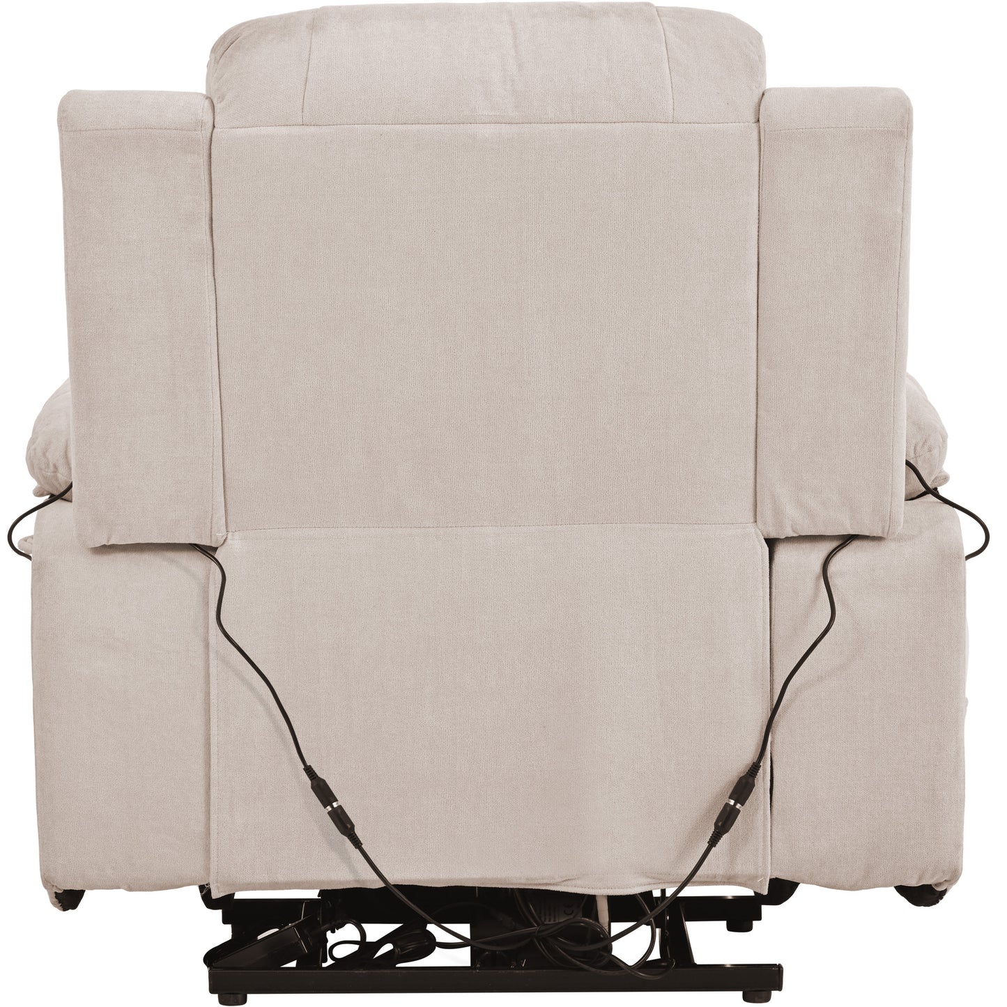 Massage Recliner,Power Lift Chair for Elderly with Adjustable Massage and Heating Function,Recliner Chair with Infinite Position and Side Pocket for Living Room ,Beige