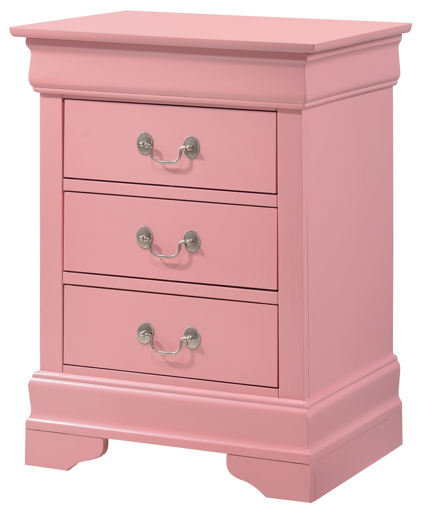 Charming Pink Nightstand With Timeless Elegance