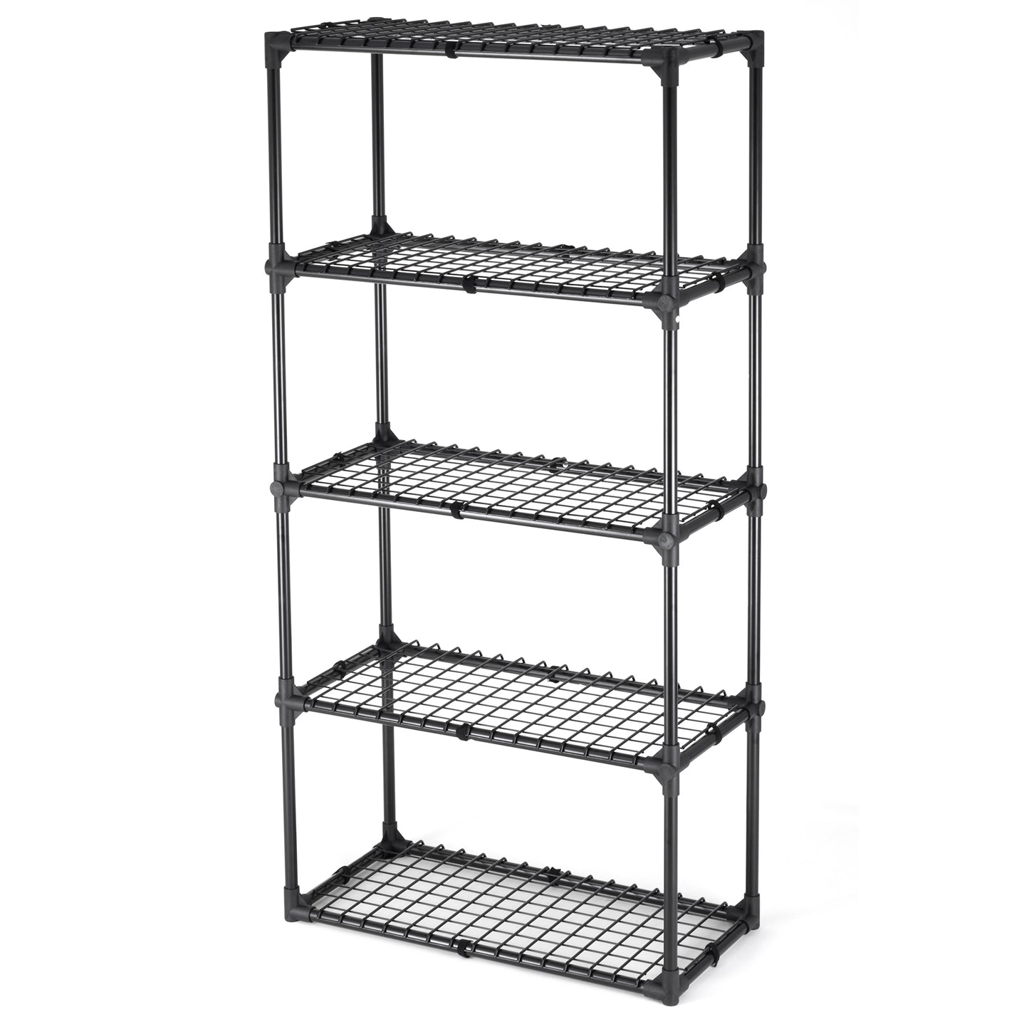 5-SHELF WIRE RACK WITH COVER(1PACK)