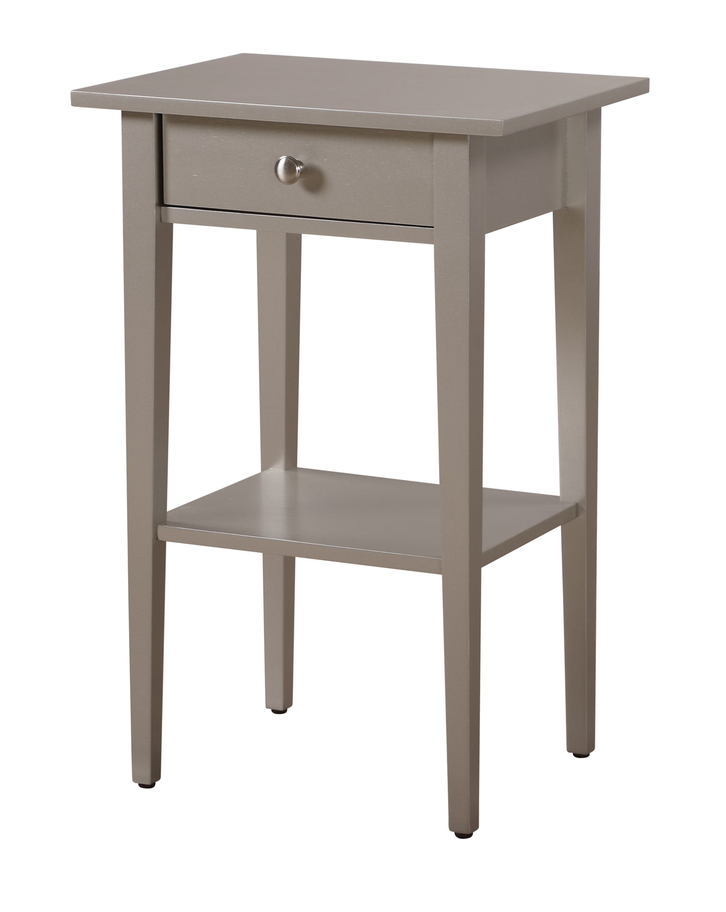 Glory Furniture Dalton G034-N Nightstand , Silver Champagne