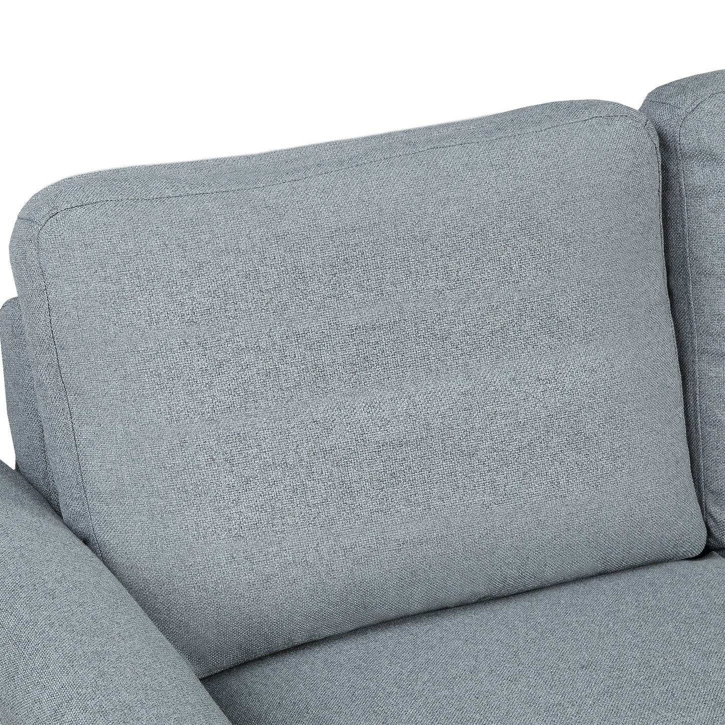 Living Room Furniture Love Seat Sofa Double Seat Sofa (Loveseat Chair)(Gray)