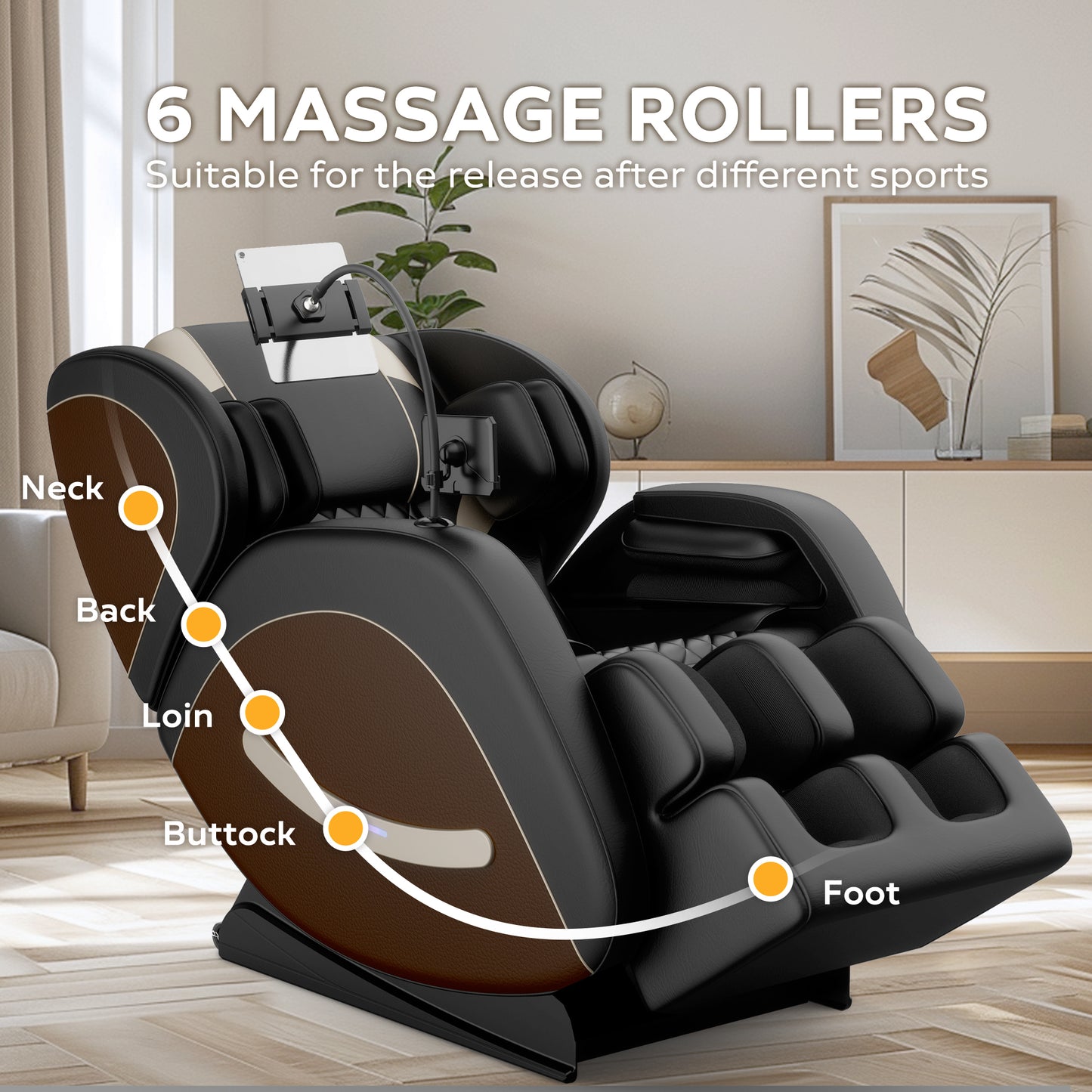 Massage Chair Recliner with Zero Gravity with Full Body Air Pressure