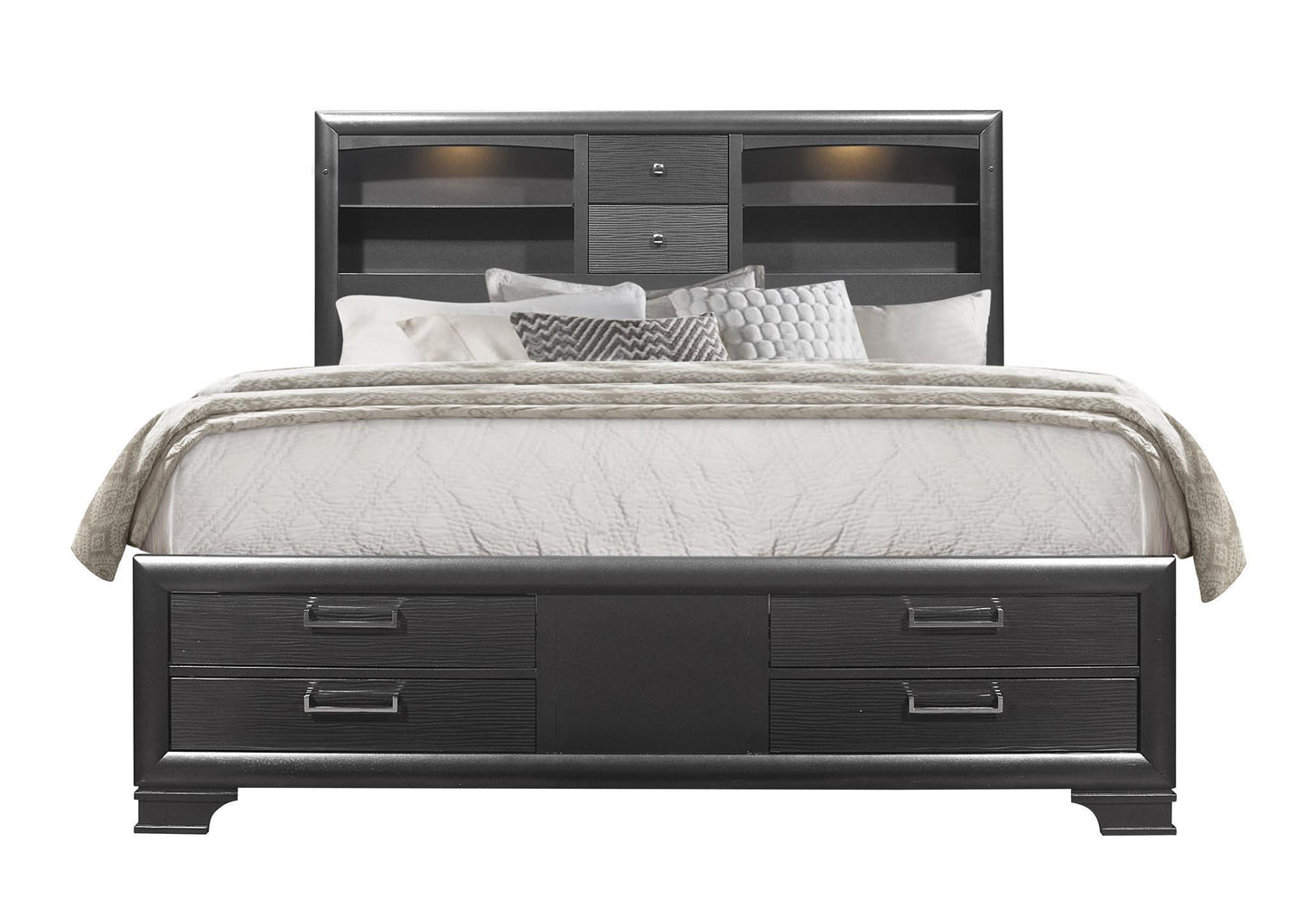 CIVIC GREY KING BED