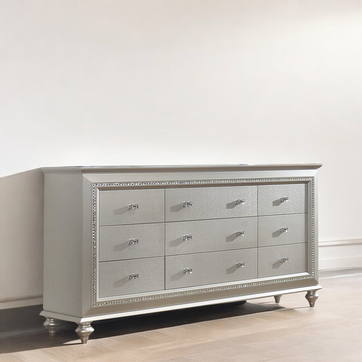 Kaitlyn Champagne Finish Dresser