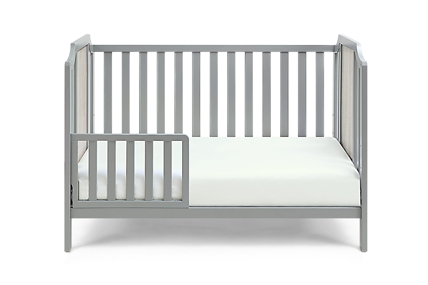 Brees Island 3-in-1 Convertible Crib Gray/Graystone