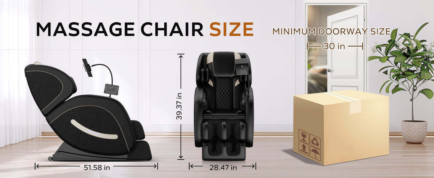 Massage Chair Recliner with Zero Gravity with Full Body Air Pressure