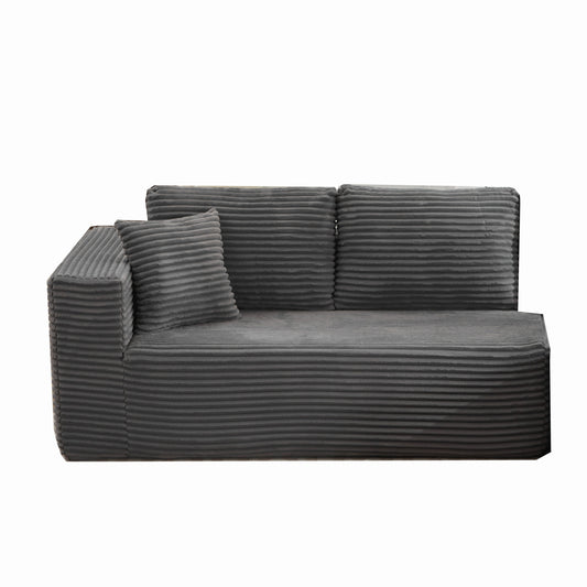 Modular Sectional Couches for Living Room: Left Long Seat (Gray) , SF502AGY