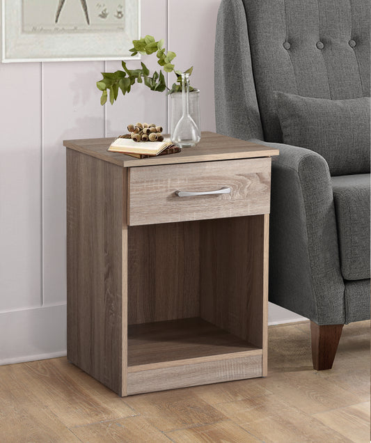 Charming Casual Nightstand In Sandle Wood