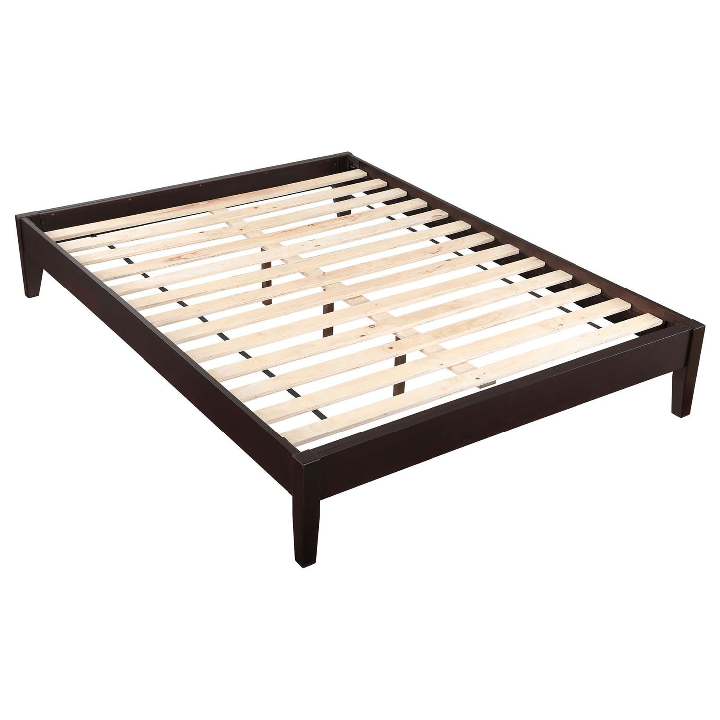 Cappuccino Queen Platform Bed