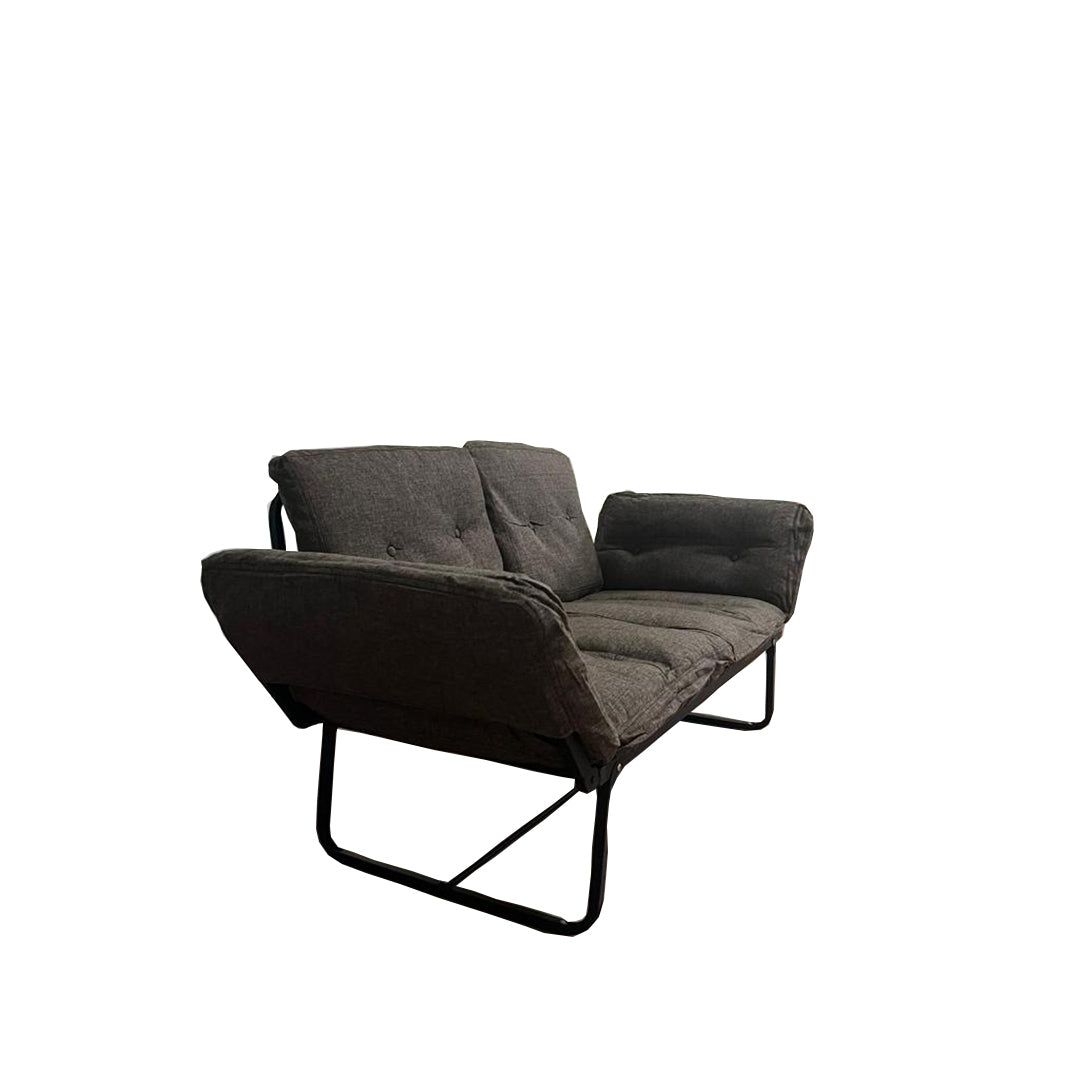 Violette Metal Frame Futon Love Seat