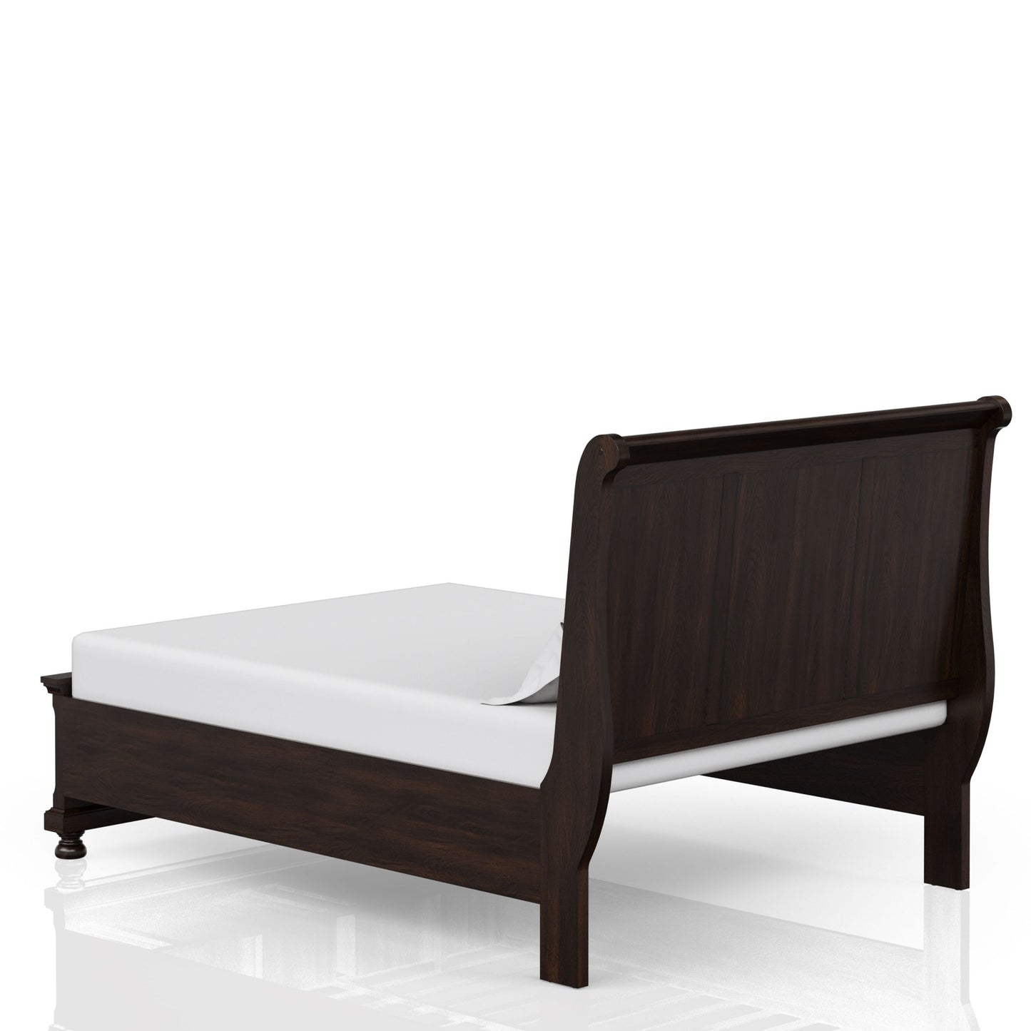 Dark Cherry King Storage Bed