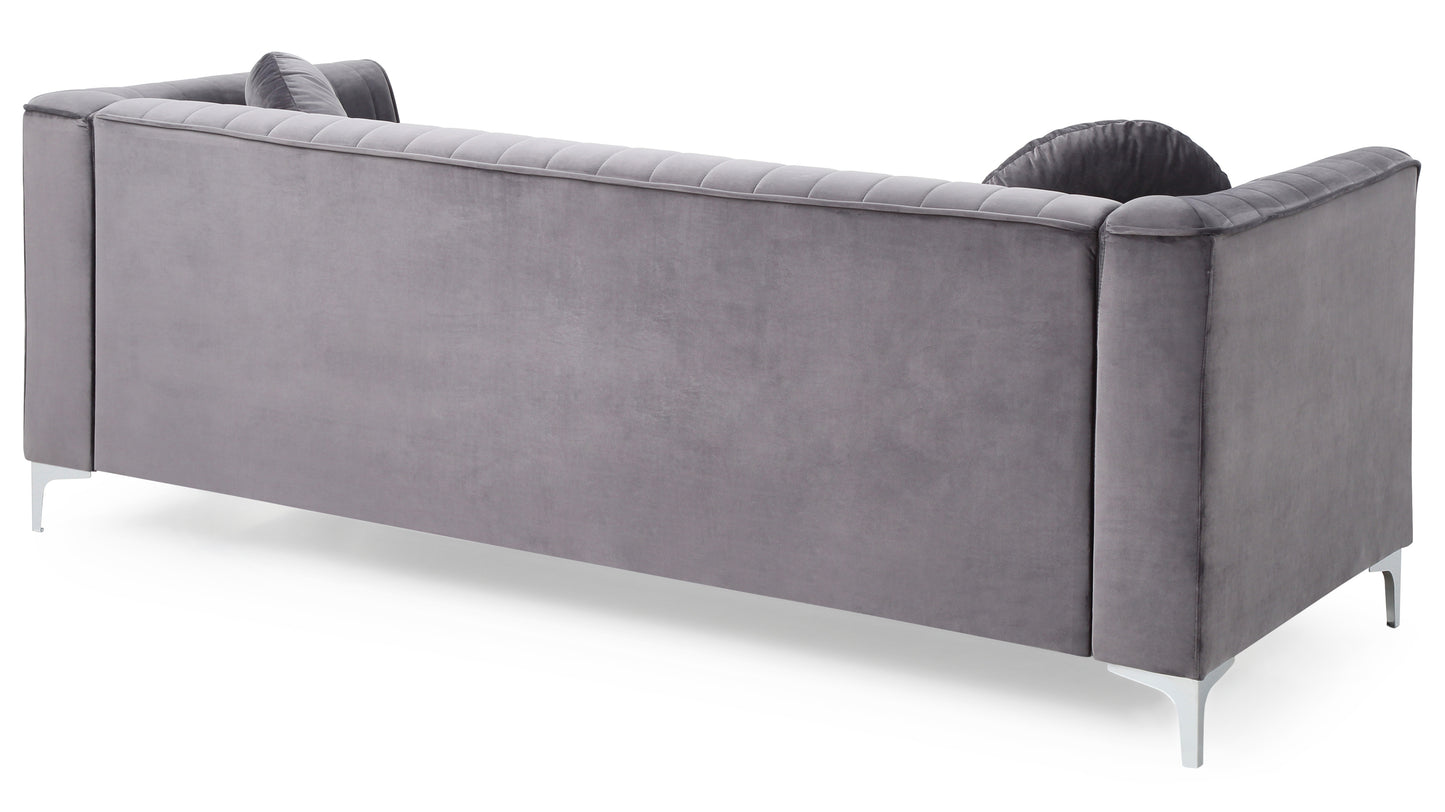 Glory Furniture Delray G790A-S Sofa ( 2 Boxes ) , GRAY