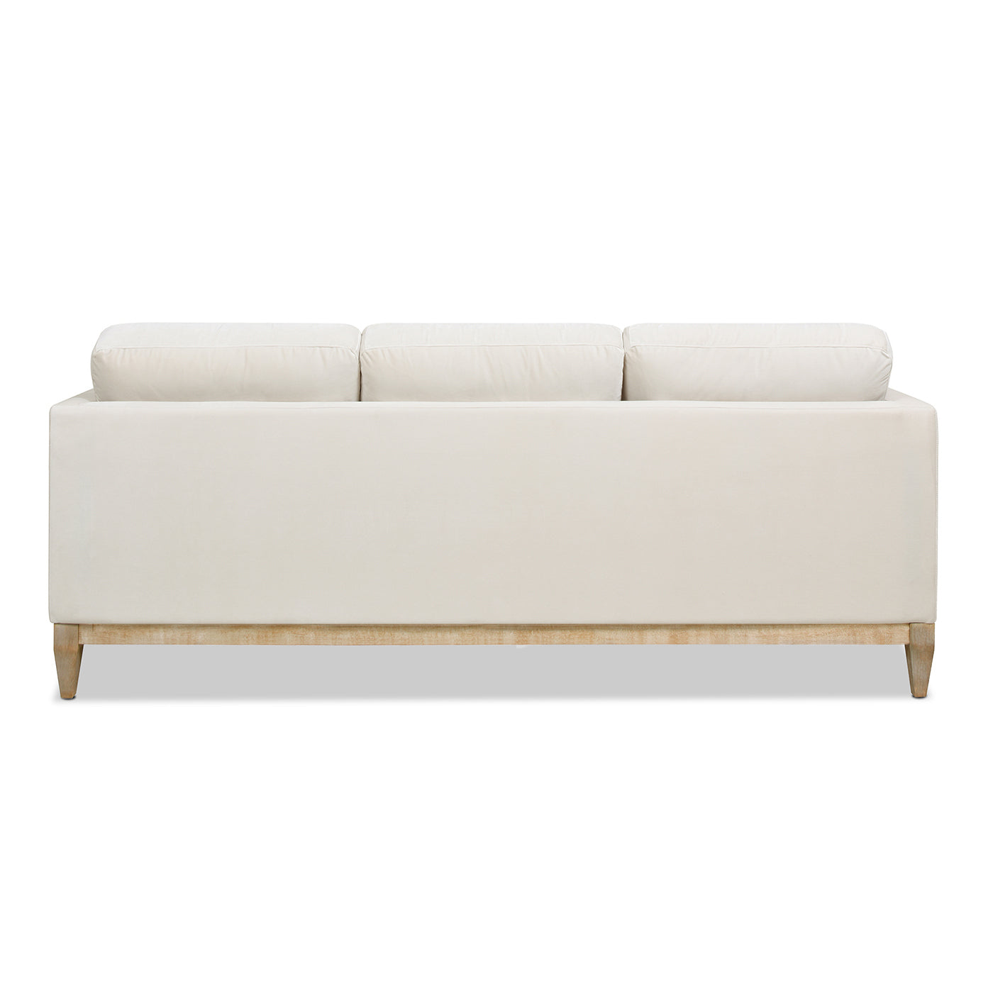 Knox 84" Modern Farmhouse Sofa, French beige Performance Velvet