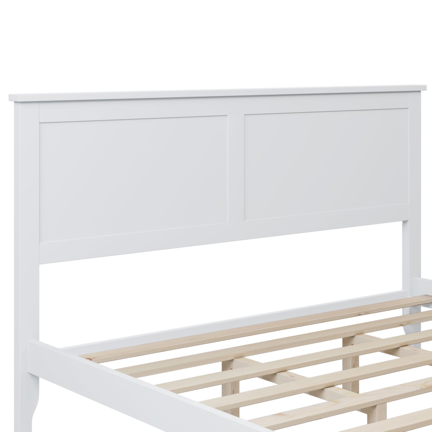 White Solid Wood 5 Pieces Queen Bedroom Sets(bed+nightstand*2+chest+dresser)old sku:BS515101AAK