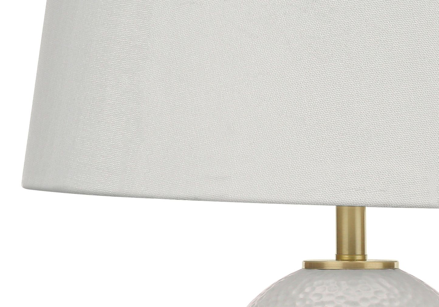 Lighting, 26"h, Table Lamp, White Ceramic, Ivory / Cream Shade, Transitional