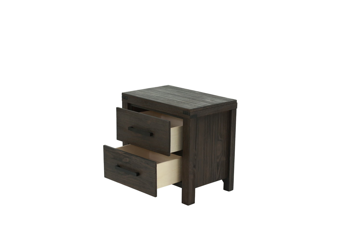 Bedroom Furniture Simple Nightstand Drawers Bed Side Table Solidwood