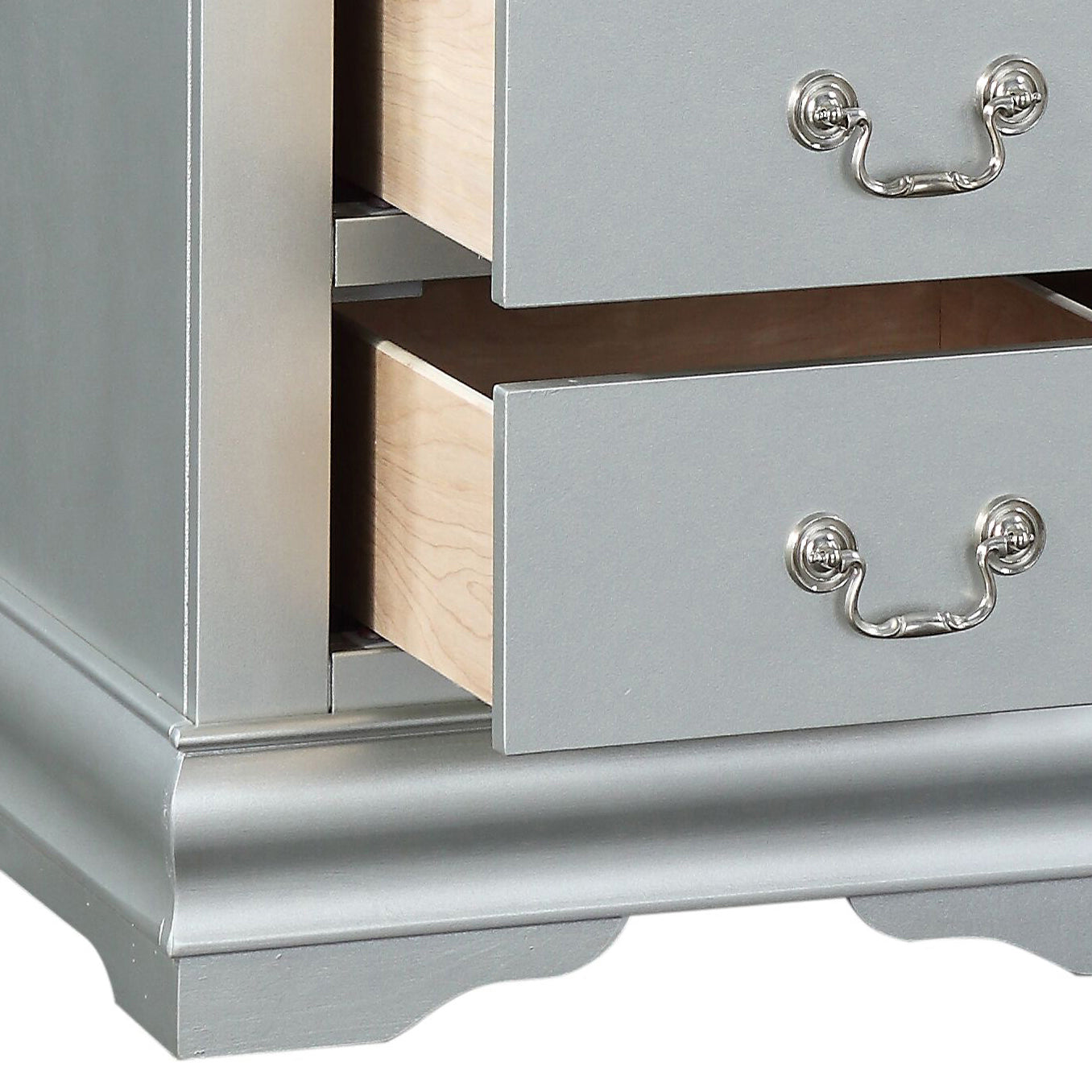 Platinum 2-drawer Nightstand