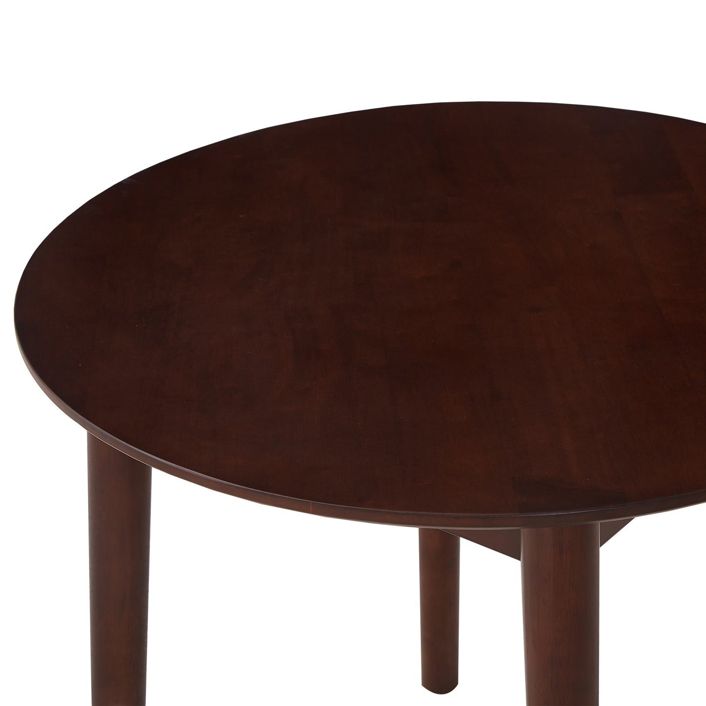 walnut Round Table, all solid wood, can sit 2-4 people diameter 31.5 inches