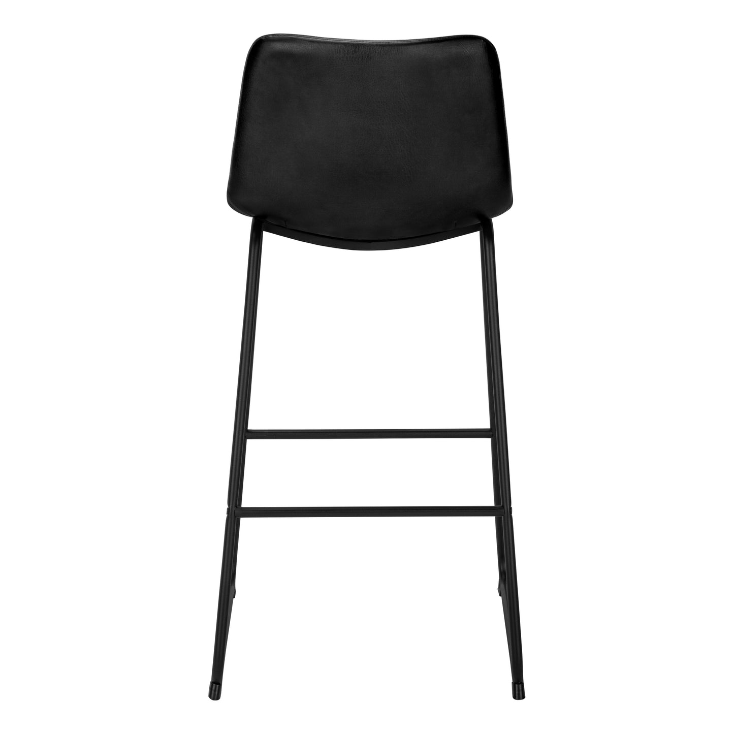 Office Chair, Bar Height, Standing, Computer Desk, Work, Black Leather Look, Black Metal, Contemporary, Modern