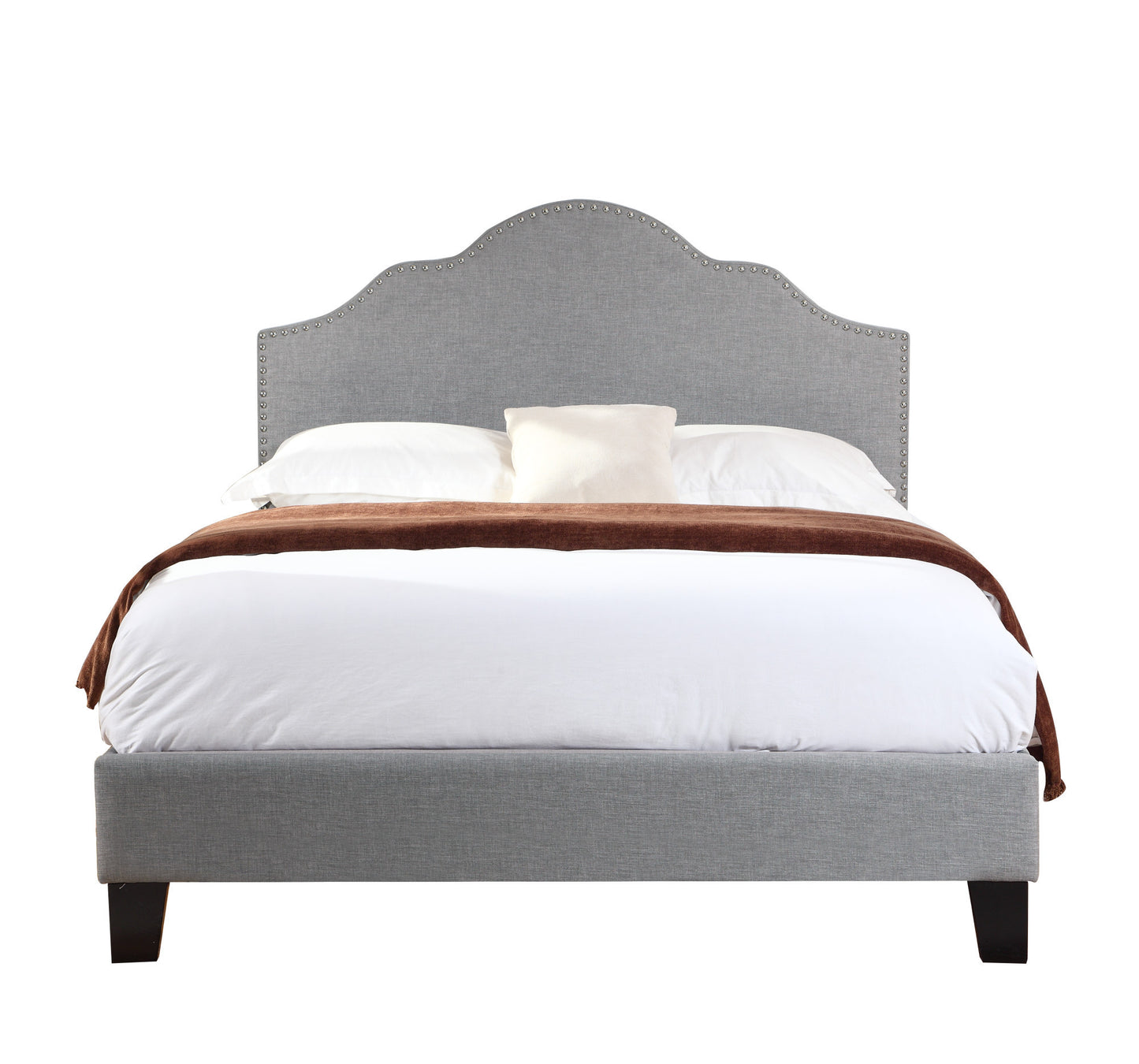 Kopa Gray Queen Upholstered Bed