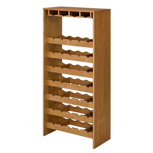 Oak 7-tier Wine Rack