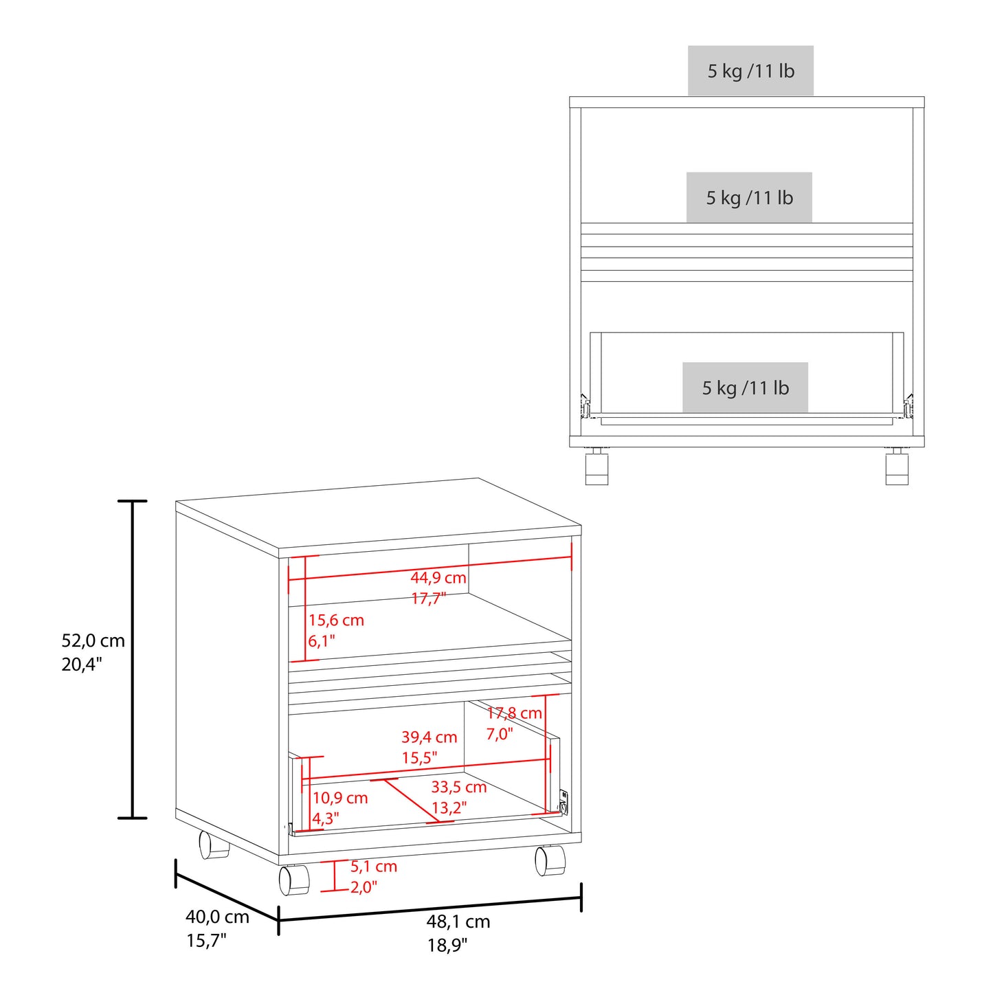 Saxon Nightstand with a Drawer and Open Storage, Natural Oak