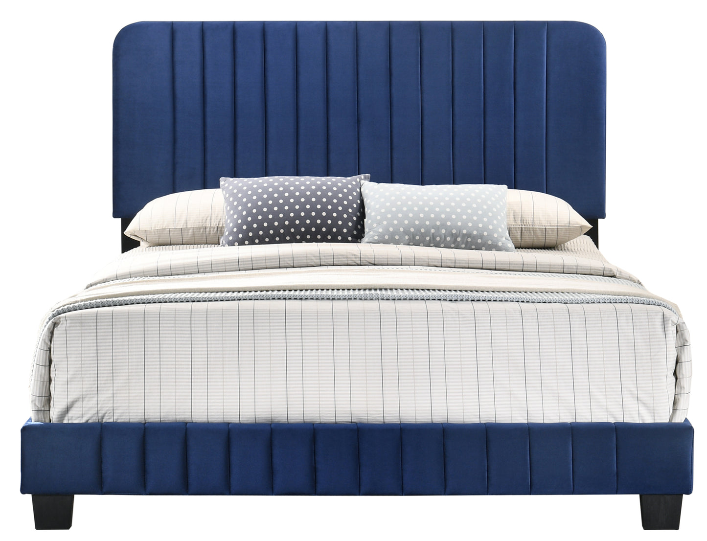 Contemporary Navy Blue Full Bed For Any Room
