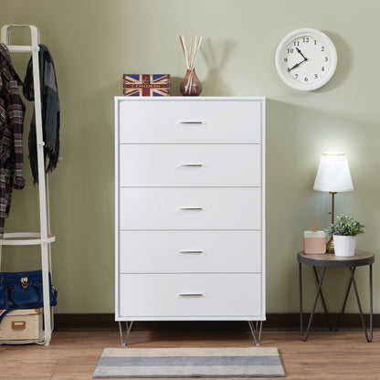 Deoss White Finish Chest